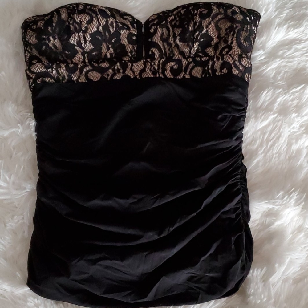 Marciano Guess Lace Strapless Top XS/S
